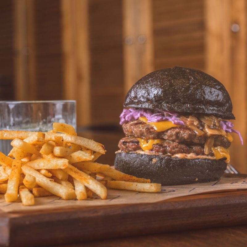 DOUBLE BLACK BURGER