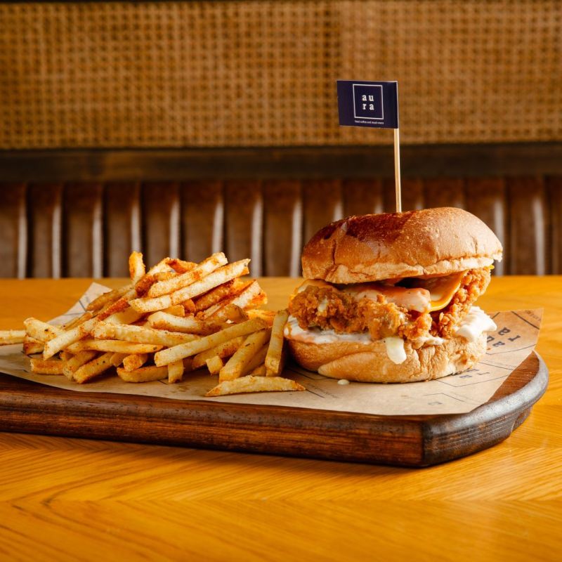 CHICKEN MUSHROOM BURGER