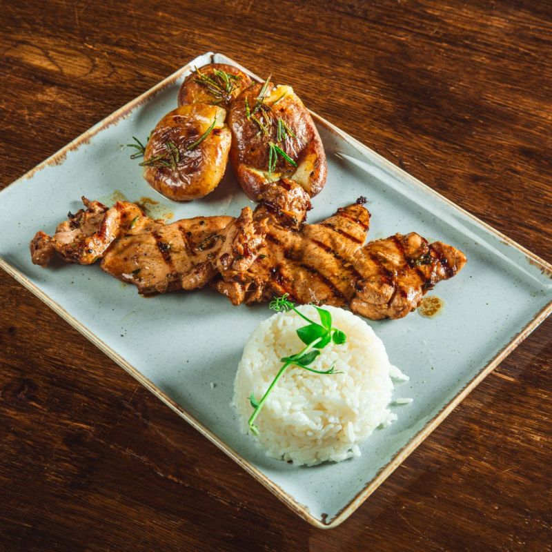 ZENCEFİLLİ SOYALI IZGARA TAVUK