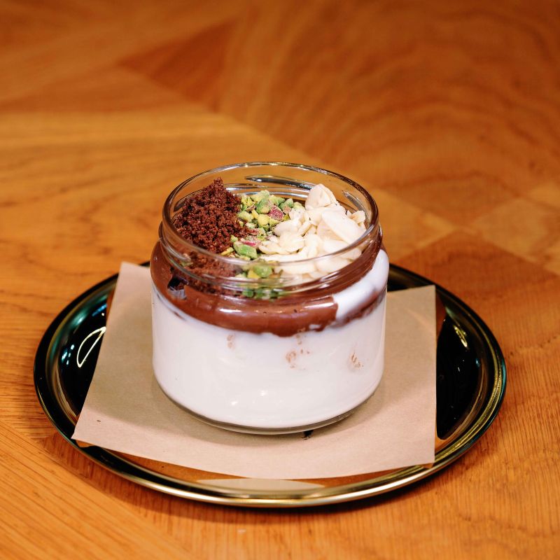 Çikolata Ezmeli Panna Cotta